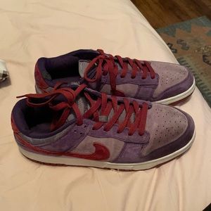 UA nike dunk plum